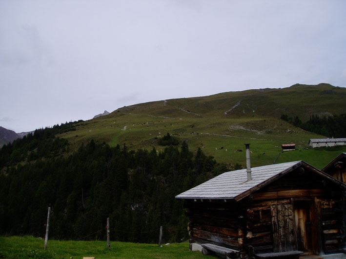 blick z grat ob htte